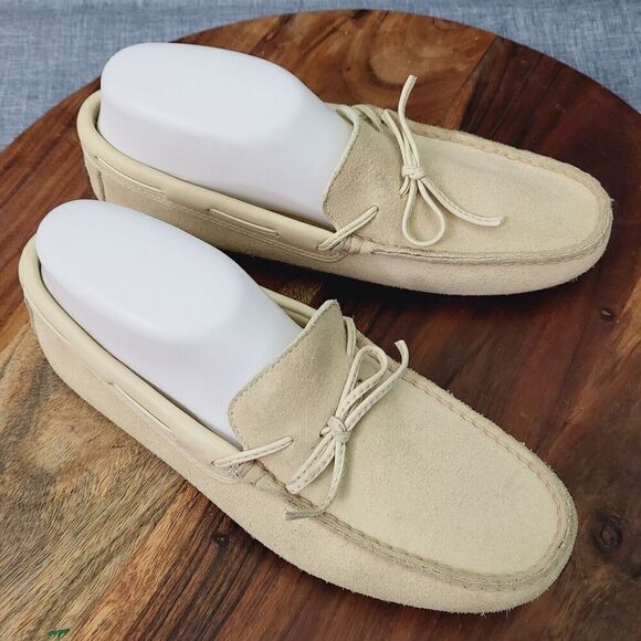 Dexter Leather Suede Driving Moccasin Light Sand Women’s Size: 8.5M - Picture 1 of 12